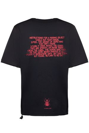 Stencil Print Regular Fit T-Shirt Black OAMC PEACEMAKER | PCM3OT01DJE001099BLACK